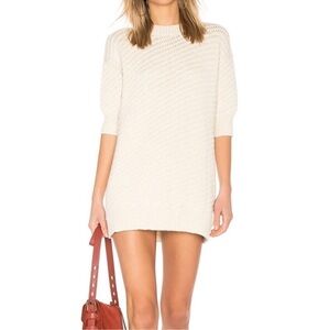 Rachel Comey Cream Knit Sweater Dress